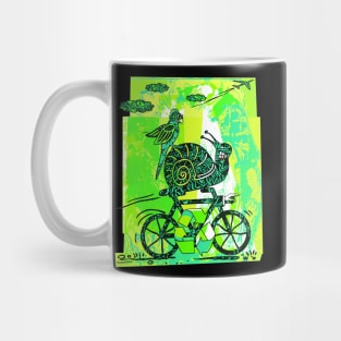 Earth Day Recycling Snail 2 Mug